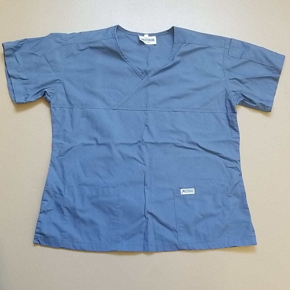 ❤MOBB blue scrub top